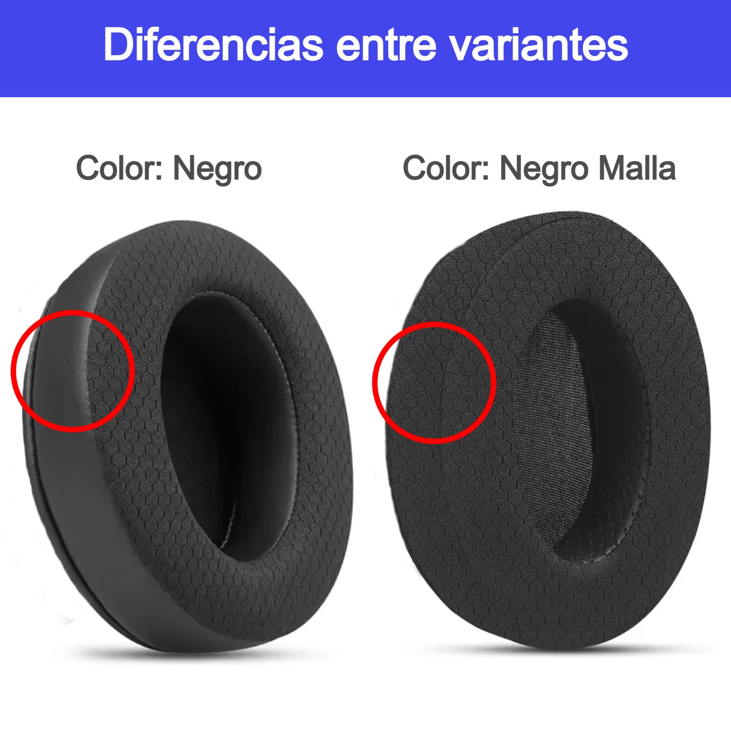 Almohadillas Para Audifonos Audio Technica M50x M40x, Hyperx