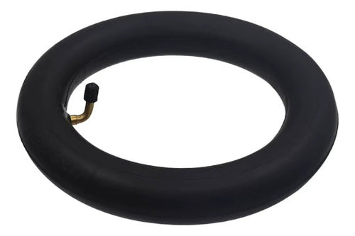 Camara 10 X 2.125 Rueda Neumatico Scooter Valvula Curva 90º
