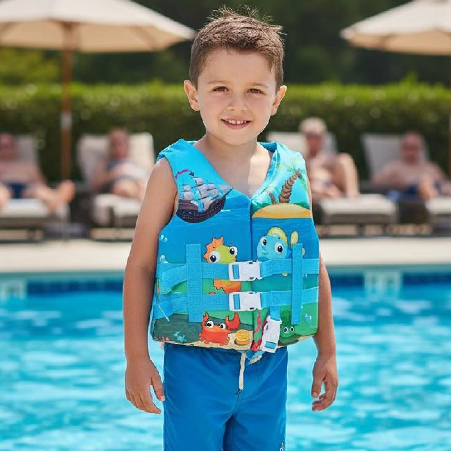 Chaleco Flotador Salvavidas Niño Niña Talla L / 5-10 Años