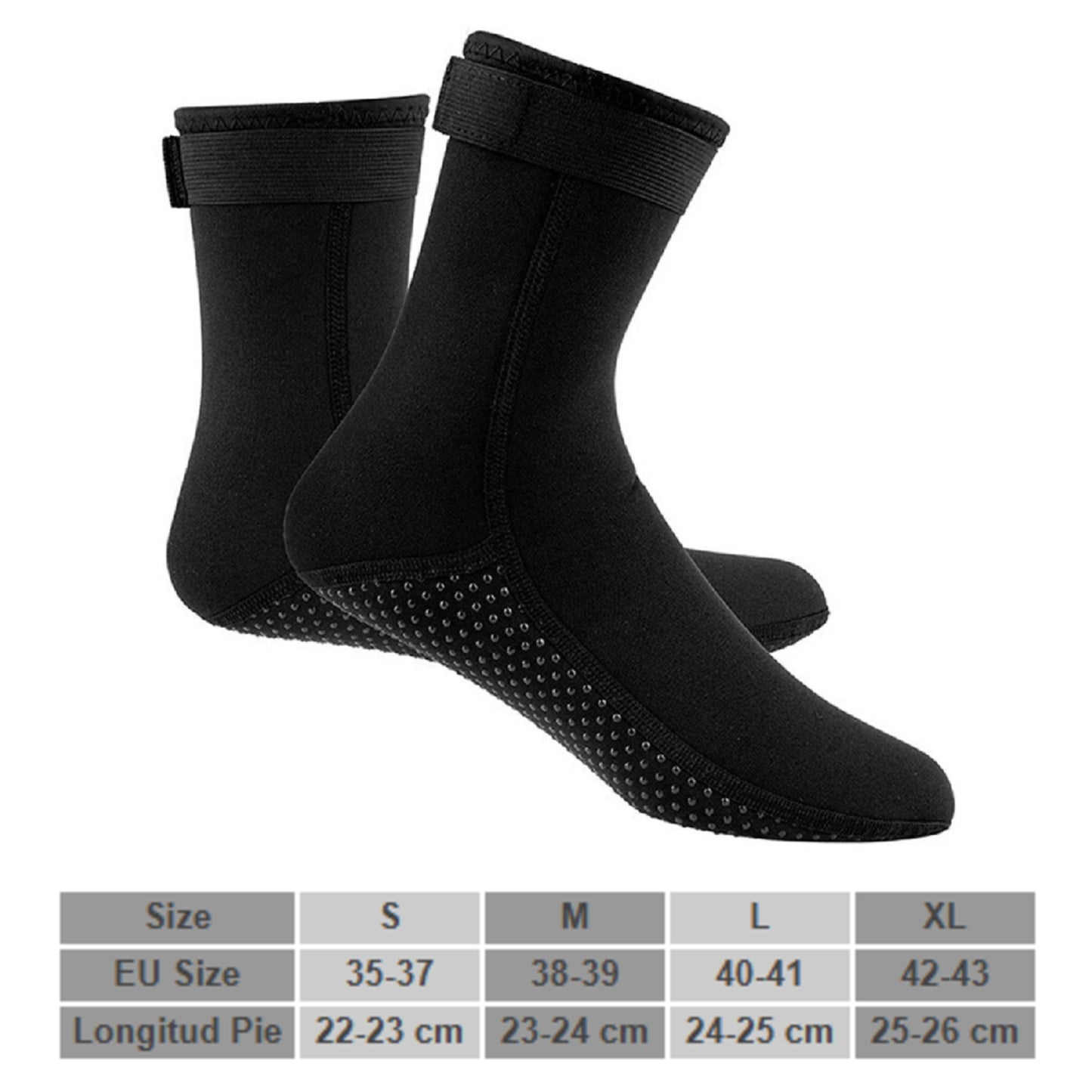 Calcetines Buceo Agua Zapatos Playa Botin Neopreno 3mm