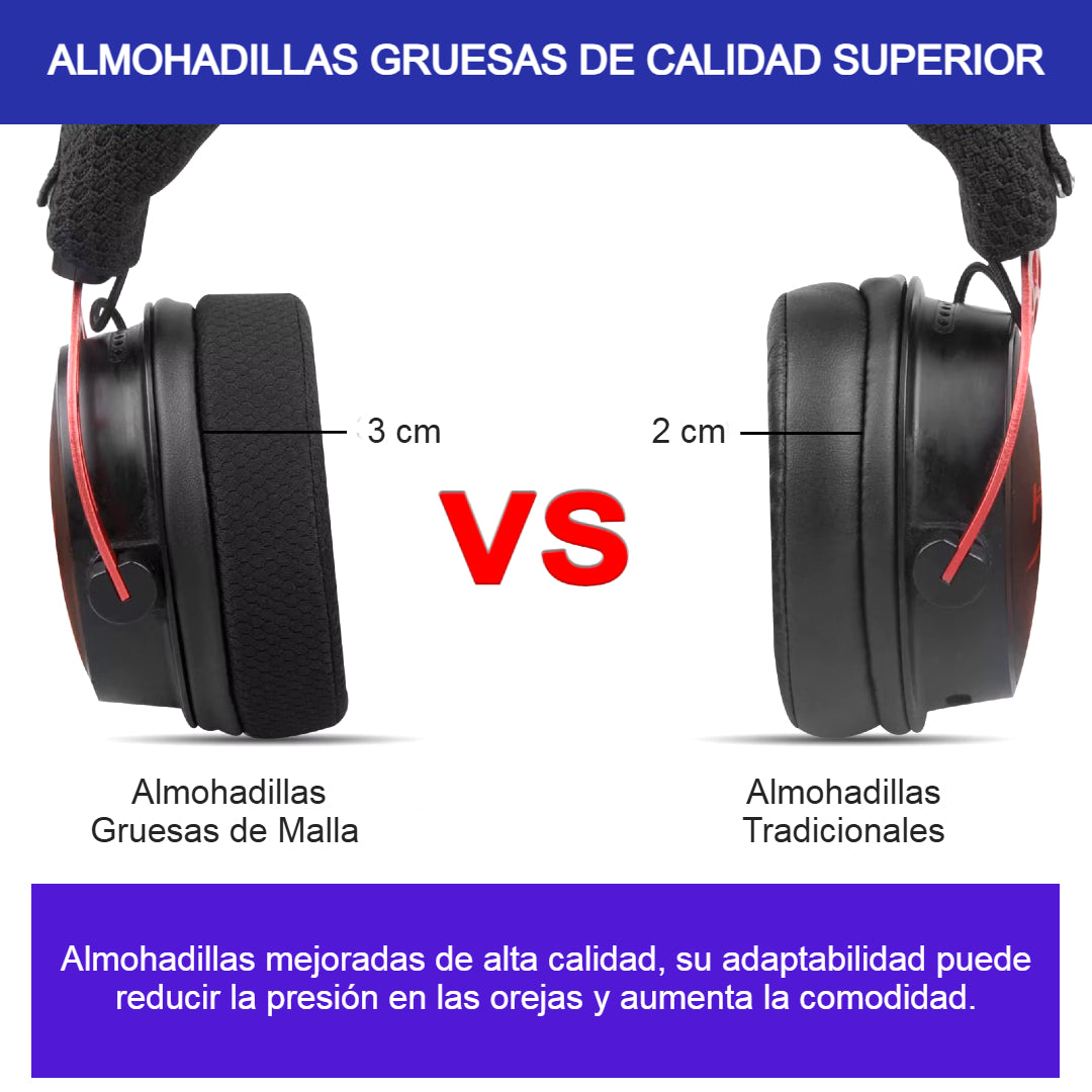 Almohadillas Para Audifonos Audio Technica M50x M40x, Hyperx