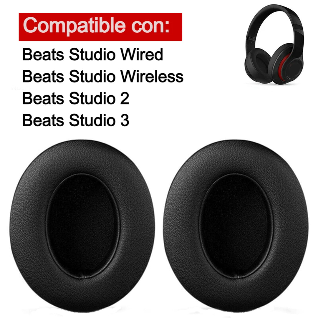 Almohadillas Para Audífonos Beats Studio 2 & 3 Wireless