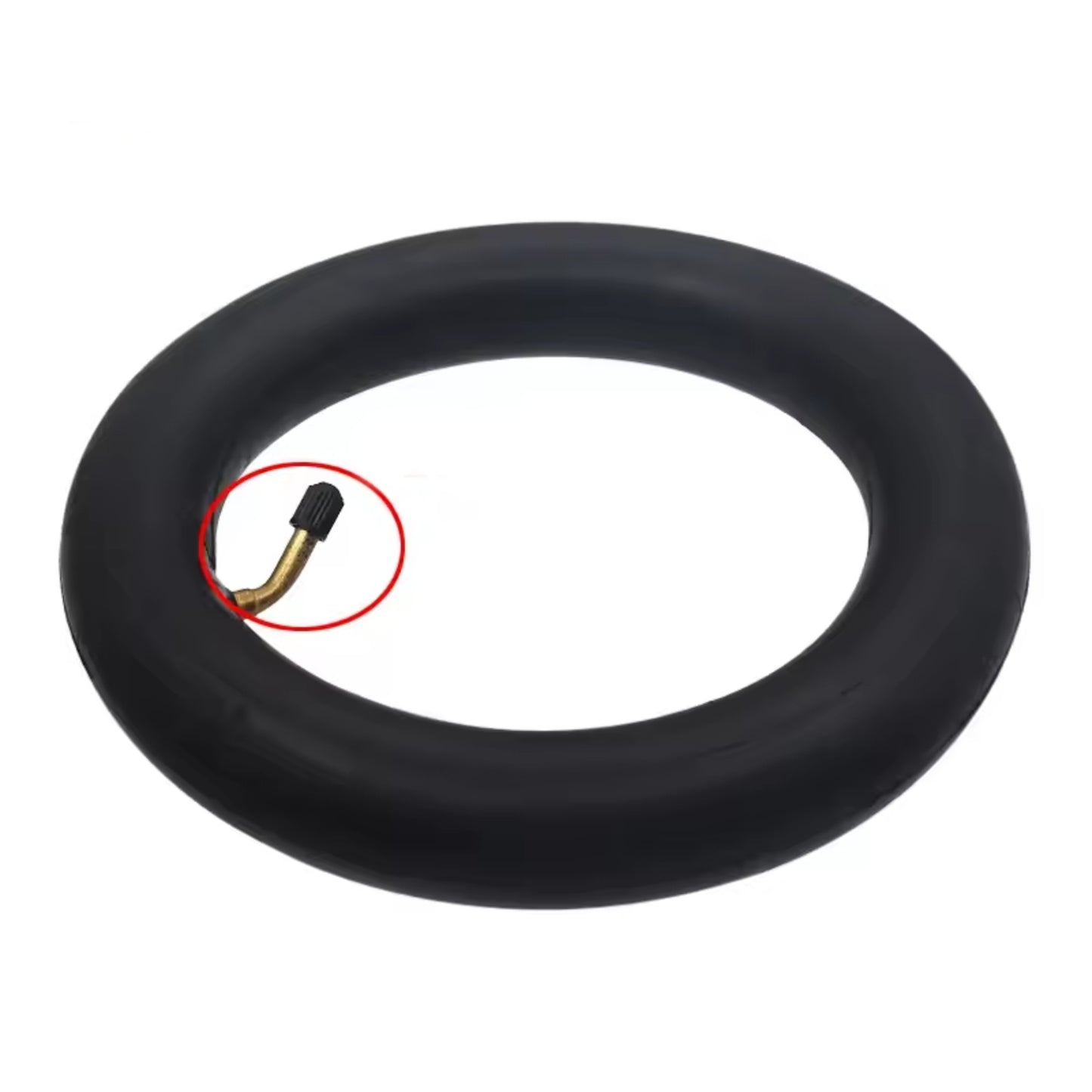 Camara 10 X 2.125 Rueda Neumatico Scooter Valvula Curva 45º