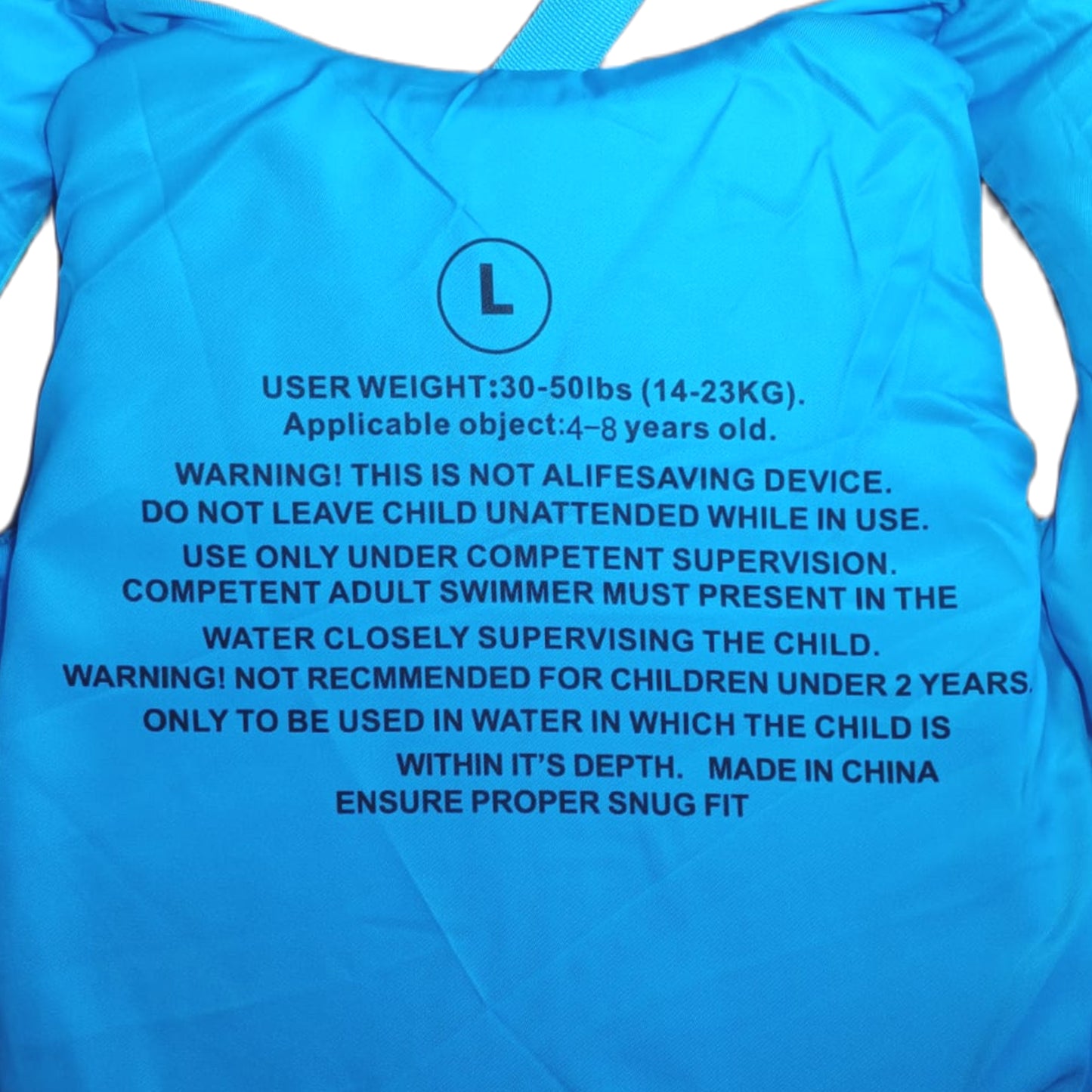 Chaleco Flotador Salvavidas Niño Niña Talla L / 5-10 Años