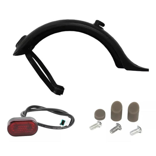 Tapabarro Trasero Para Scooter Xiaomi M365 + Luz + Sujetador