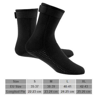 Calcetines Buceo Agua Zapatos Playa Botin Neopreno 3mm