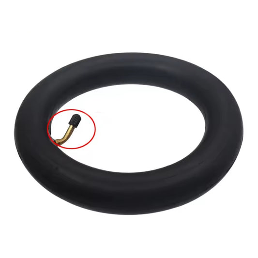 Camara 10 X 2.125 Rueda Neumatico Scooter Valvula Curva 45º
