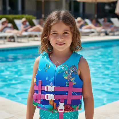 Chaleco Flotador Salvavidas Niño Niña Talla L / 5-10 Años