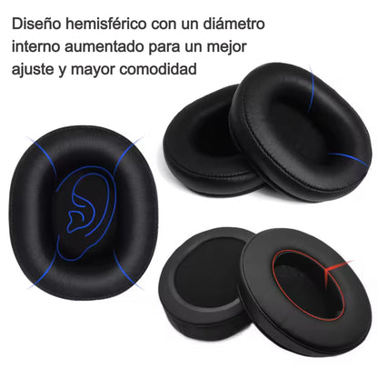 Almohadillas Para Audifono Redragon Zeus-x H510 Helios H710 - Negro