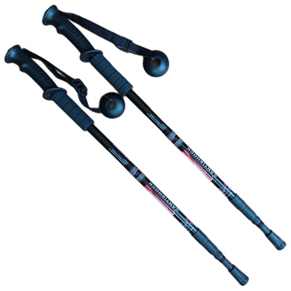 Pack 2 Bastones Trekking Palos Senderismo 3 Tramos Antishock