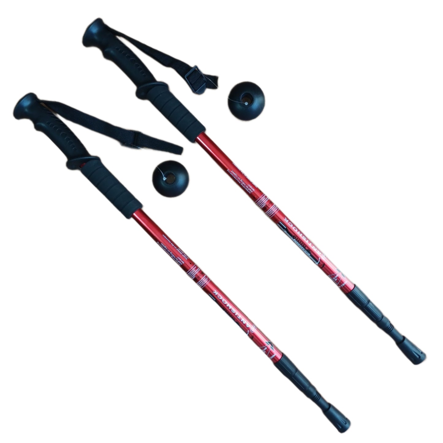 Pack 2 Bastones Trekking Palos Senderismo 3 Tramos Antishock
