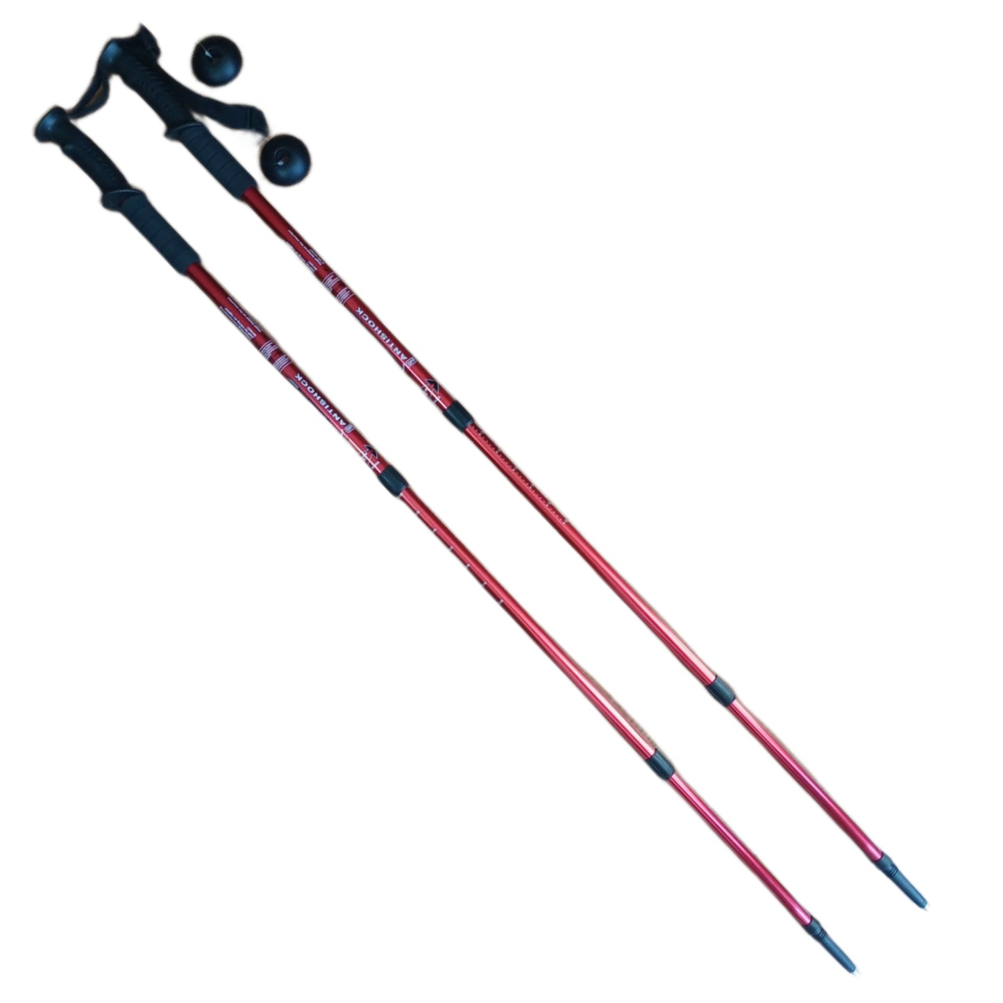 Pack 2 Bastones Trekking Palos Senderismo 3 Tramos Antishock