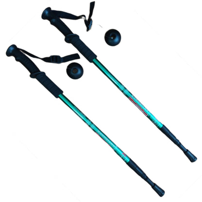 Pack 2 Bastones Trekking Palos Senderismo 3 Tramos Antishock
