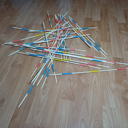 Juego Mikado XL Palillos Chinos Palitos Madera 50cm Destreza