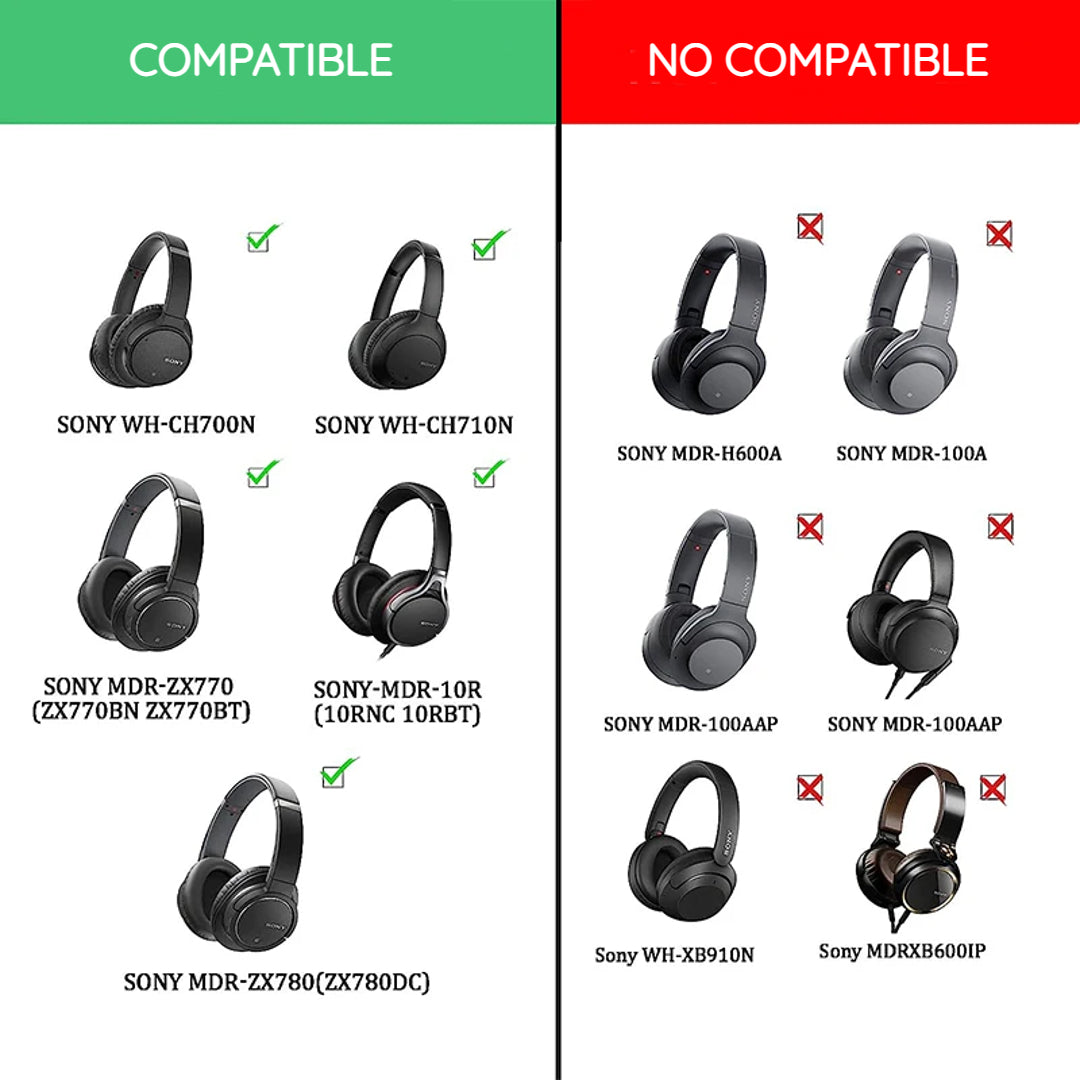 Almohadillas Para Audífonos Sony WH-CH710n 720N MDR-10R