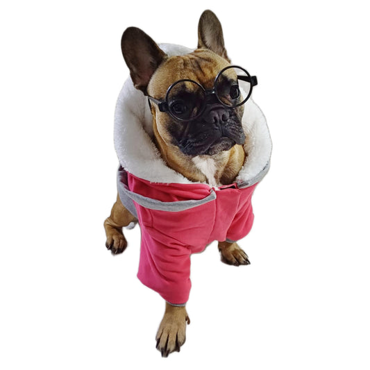 Polerón Chaleco Abrigo Para Perros Bulldog Frances Talla Unica - Sandia