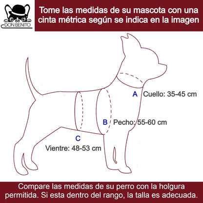 Polerón Chaleco Abrigo Para Perros Bulldog Frances Talla Unica - Calypso